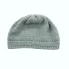 Portolano Cashmere Stitched Beanie In Grey