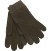 Portolano Cashmere Tech Gloves In Green