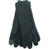 Portolano Cashmere Tech Gloves In Gray