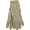 Portolano Cashmere Tech Gloves In Neutral