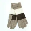 Portolano Cashmere Tech Gloves With Cables In Multi