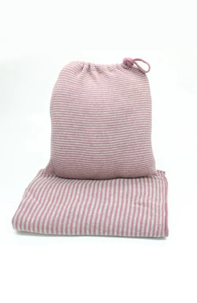 Portolano Cashmere Travel Set In Pink