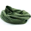 Portolano Cashmere Tweed Infinity Scarf In Green