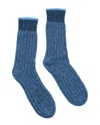 PORTOLANO PORTOLANO CASHMERE TWEEDED SOCKS