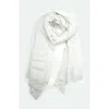 Portolano Cashmere Wide Wrap In Gray