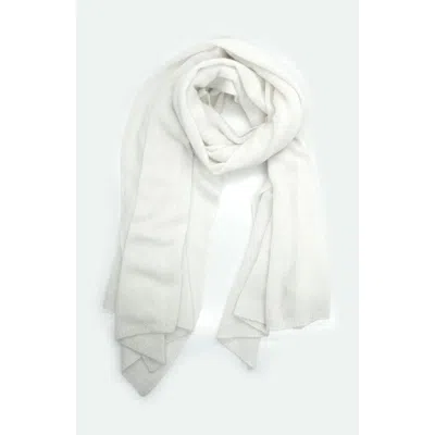 Portolano Cashmere Wide Wrap In Gray