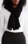 Portolano Cashmere Wrap In Black