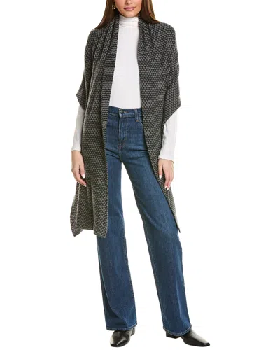 Portolano Cashmere Wrap In Black