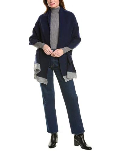 Portolano Cashmere Wrap In Blue