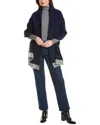 Portolano Cashmere Wrap In Blue