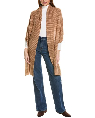 Portolano Cashmere Wrap In Brown