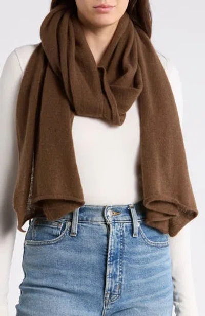Portolano Cashmere Wrap In Brown