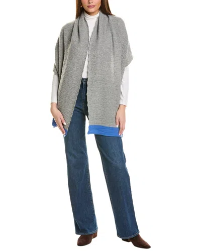 Portolano Cashmere Wrap In Gray