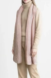 Portolano Cashmere Wrap In Pink