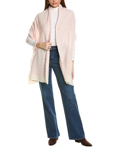 Portolano Cashmere Wrap In Pink