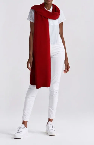 Portolano Cashmere Wrap In Red
