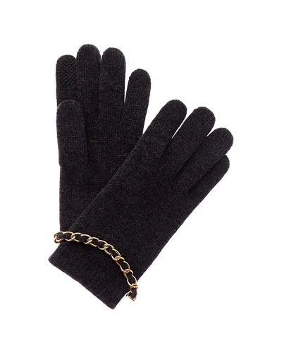 PORTOLANO PORTOLANO CHAIN CASHMERE TECH GLOVES