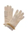Portolano Chain Cashmere Tech Gloves In Multi