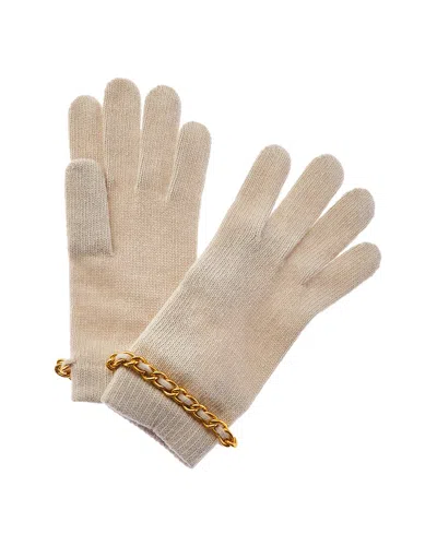 Portolano Chain Cashmere Tech Gloves In Multi