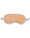 Portolano Chevron Eye Mask In Petal