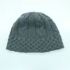 Portolano Chunky Beanie With Cables In Grey