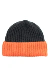 Portolano Chunky Colorblock Beanie In Multi