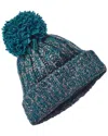 Portolano Chunky Knit Pom Wool-blend Hat In Pink