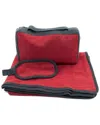 Portolano Color Block Travel Gift Set In Grey
