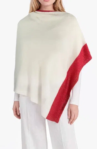 Portolano Colorblock Cashmere Poncho