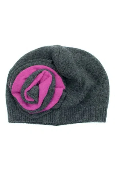 Portolano Dorset Rosette Beanie In Black