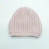 Portolano Rickrack Stitch Wool Blend Beanie In White