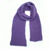 Portolano Fancy Stitch Scarf In Purple