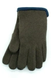 Portolano Fleece Lined Gloves In Green