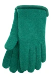 Portolano Gloves With Fleece Lining In Green