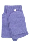Portolano Flip Top Fingerless Gloves In Blue