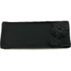 Portolano Flower Cashmere, Wool & Silk Headband In Black