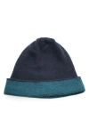 Portolano Fold Cuff Beanie In Blue