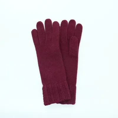 Portolano Gloves With Stitched Cuff In Brown