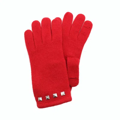 Portolano Gloves With Studs And Slit On Fingers In Multi