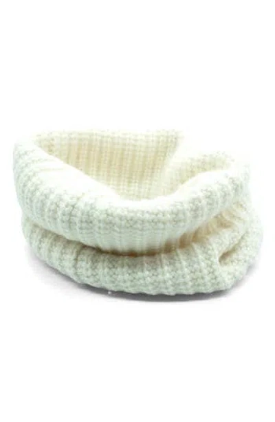 Portolano Hacci Infinity Scarf In White