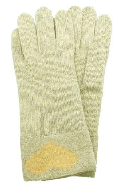 Portolano Heart Gloves In Green