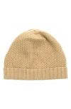 Portolano Honeycomb Cashmere Beanie In Neutral