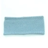 Portolano Honeycomb Stitch Cashmere Headband In Baby Blue