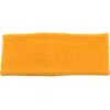 Portolano Honeycomb Stitch Cashmere Headband In Yellow