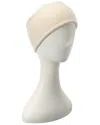 Portolano Honeycomb Stitch Cashmere Headband In White