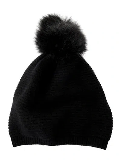 Pre-owned Portolano Knit Beanie W/tags In Black