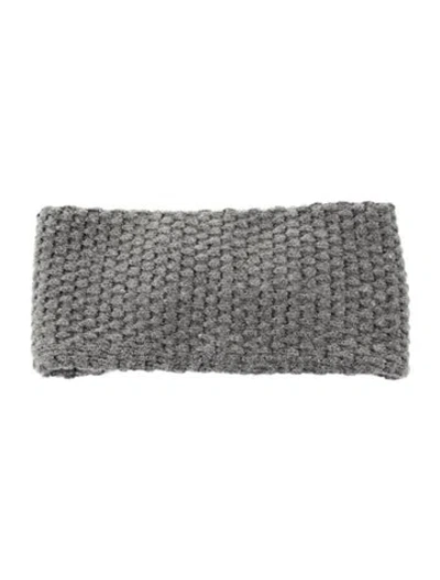 Pre-owned Portolano Knit Headband W/tags In Gray