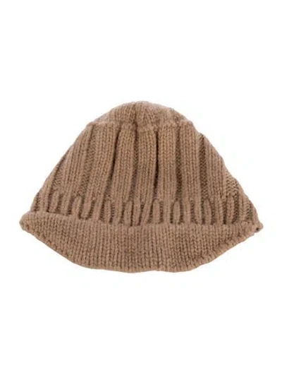 Pre-owned Portolano Knitted Beanie In Neutral