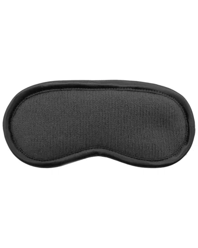 Portolano Knitted Eye Mask With Satin Piping