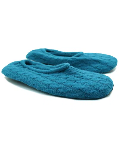Portolano Ladies Ballerina Cables Slippers
